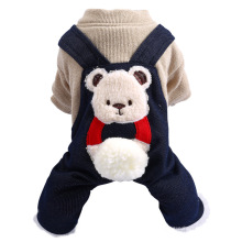 Pet Dog Cat Autumn hiver Nouveau Coton Coton Télé Hug Bear Bourse à quatre pattes Vêtements en peluche